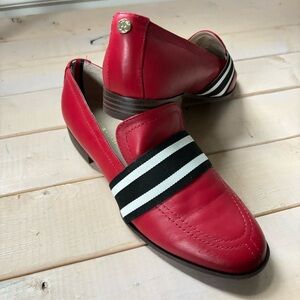 Red Leather Loafer by Tommy Hilfiger